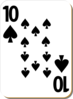 Ten Of Spades Clip Art